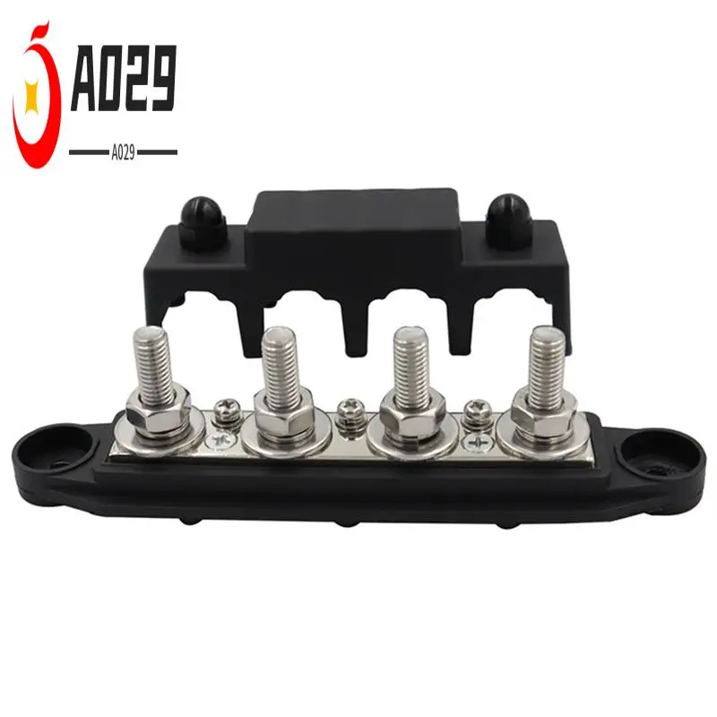 

A029-M10 Busbar Box Board 250A 4 Terminals Current Busbar Cable Box Power Box Spare Parts Accessories Parts Suitable For RV Yach
