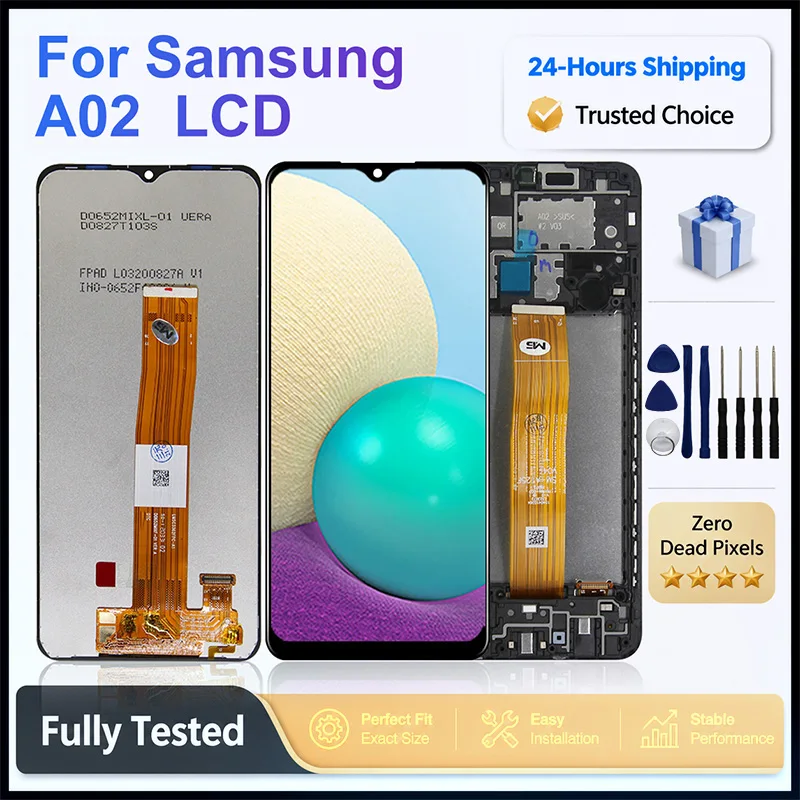 Écran IPS pour Samsung Galaxy A02, écran tactile LCD, ensemble numériseur, pièce de rechange pour réparation, SM-A022F SM-A022M