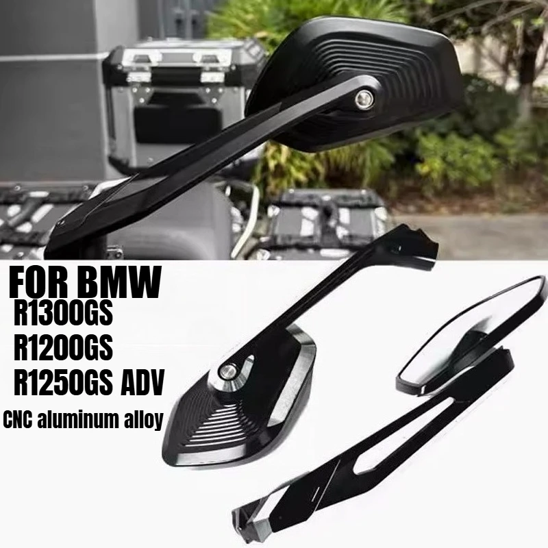 

For BMW R1300GS 2024 R1200 1250 GS ADV F650GC F850GS S1000XR Motorcycle Side Rearview Mirro Aluminum Adjustable Rear View Mirror
