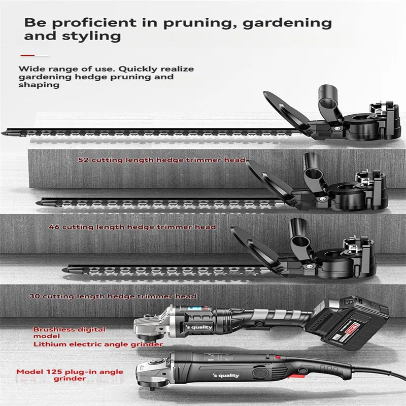 Electric hedge trimmer, a garden pruning tool for pruning fruit trees, tea trees, and tree branches