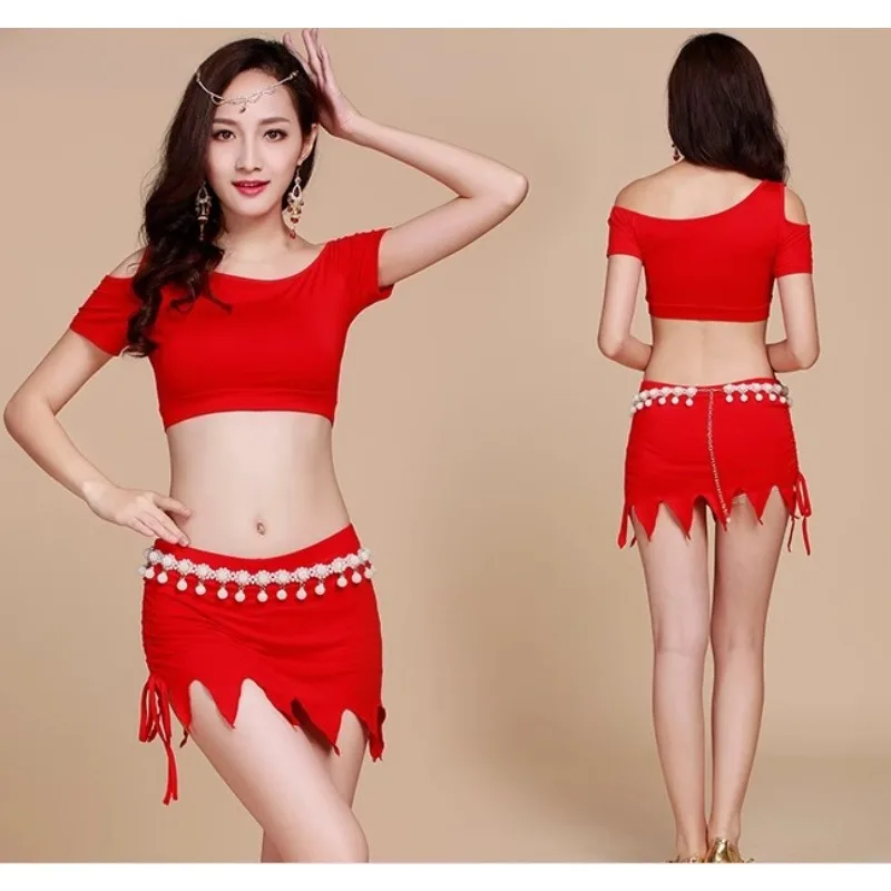 Customized Belly Dance Costumes Short Skirt Modal Sexy Belly Dancewear Bottoms Practice Dress Half Body Skirt Female