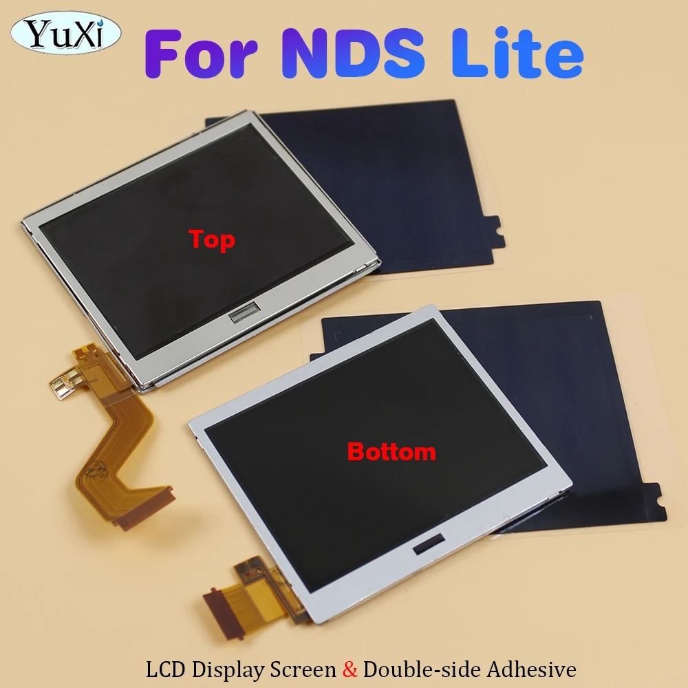 1PcสําหรับNintend DS Lite NDSLด้านบนด้านล่างหน้าจอLCD Anti-Staticฉนวนกันความร้อนกันฝุ่นฟองน้ํากาวสองด้าน