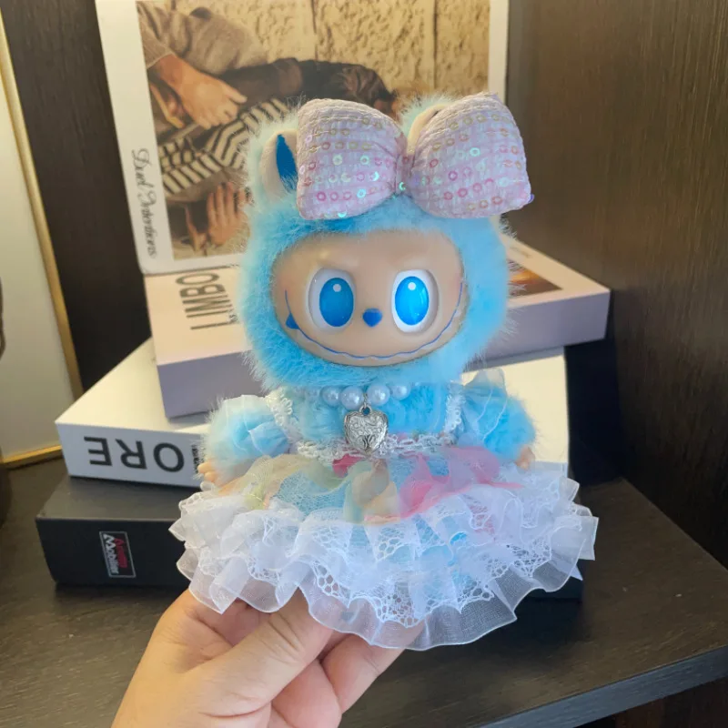 

Princess Doll Clothes Dress Labubu Clothes Set Suitable for 15cm 17cm 1st-3rd Gen Labubu Lovely Exo Kpop