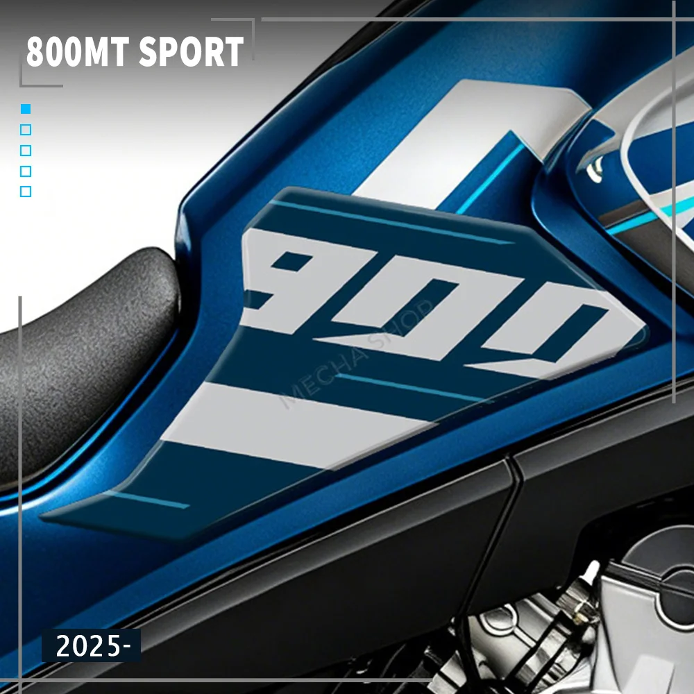 

3D Epoxy Resin Motorcycle Decorative Accessories For CFMoto 800 MT Sport 2025 800MT Explore Side Tank Pad Protection Sticker