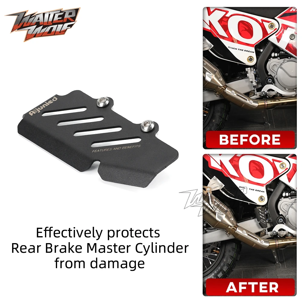 For Kove Colove 450 Rally 450R Protector Frame Wheel Slider Guard Brake Caliper Master Cylinder Sprocket Chain ABS Sensor Cover