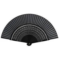 Silks Bone Fan Chinese Hundred Folding Fan Bamboo Bone Hand Fan Chinese Hand Fan