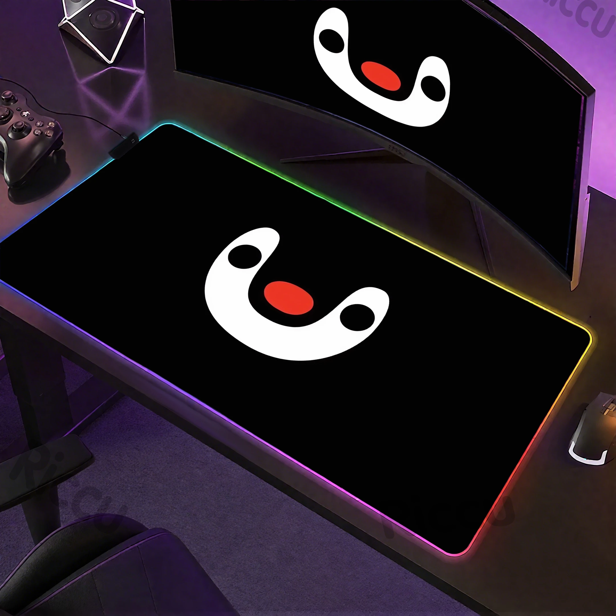 

RGB HD коврик для мыши XXL Penguin P-Pingu коврик Нескользящий Lockedge офисный студенческий игровой большой светодиодный стол внутренняя подушка расширенный коврик