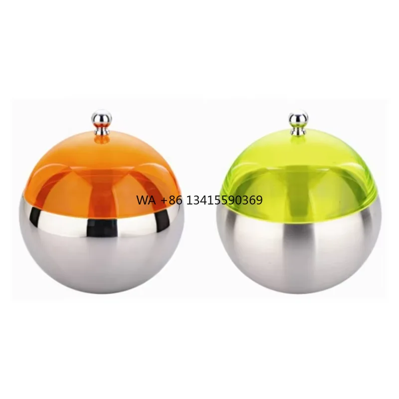 

Best Selling Stainless Steel Bowl Double Wall Kitchen Serving Ice Cream Bowl for Home Use Includes Carton Packing
