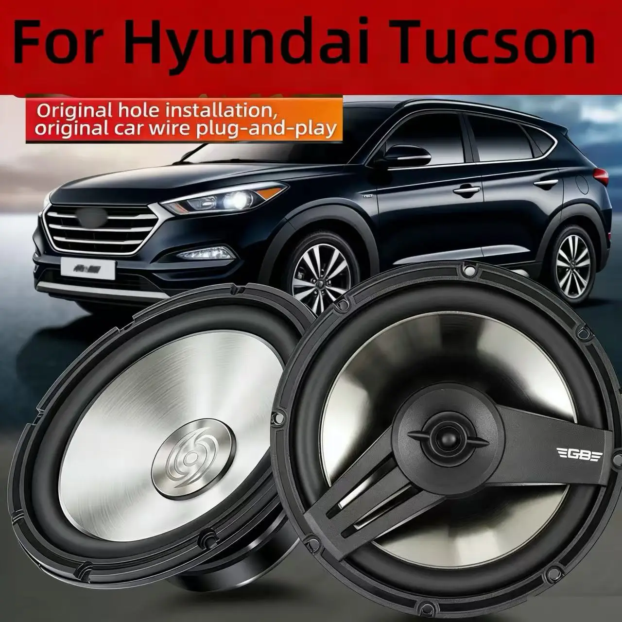 

Для Hyundai TUCSON: передние и задние коаксиальные аудиодинамики 6,5 дюймов, HIFI автомобильные коаксиальные колонки