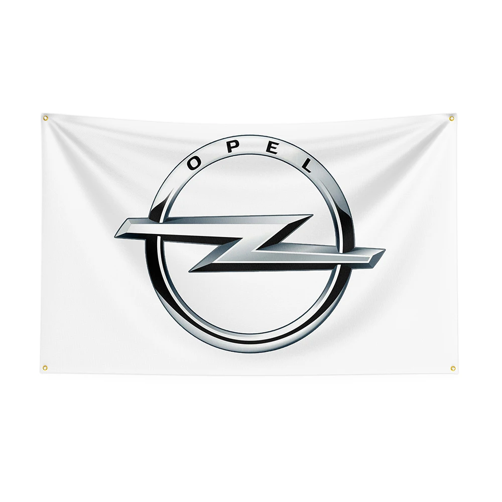 90x150cm Opels Flag Polyester Printed  Car Banner For Decor