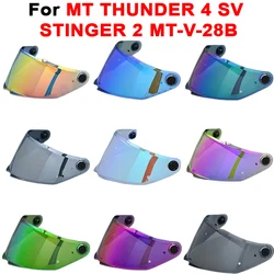 Helmet Visor for MT THUNDER 4 SV STINGER 2 MT-V-28B Replacement Helmet Shield Glasses Goggles Screen Helmet Part Accessories