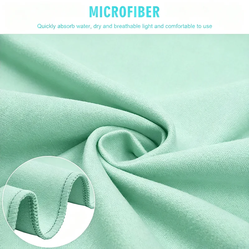 Microfiber Hooded Towel Poncho Quick Dry Absorbent Sand Free Soft Lightweight Beach Surf Swim Pool Travel Outdoor Durable