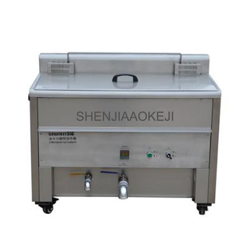 

Stainless Stell Electric Fryer Commercial Oil Water Separate Deep-fried Machine BN-1000A Canteen Electric Frying Pan 220V 9kw