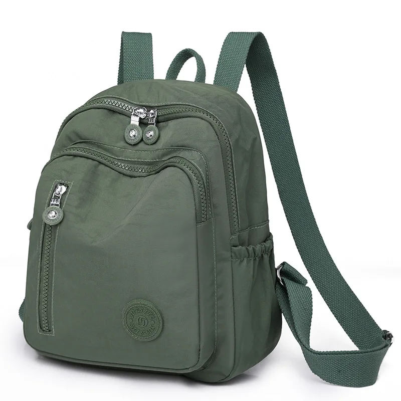 Frauen Mini-Rucksäcke neue große Kapazität wasserdichte Nylon-Reise rucksack Multi-Pocket-Rucksäcke für Teenager-Mädchen Mochi las