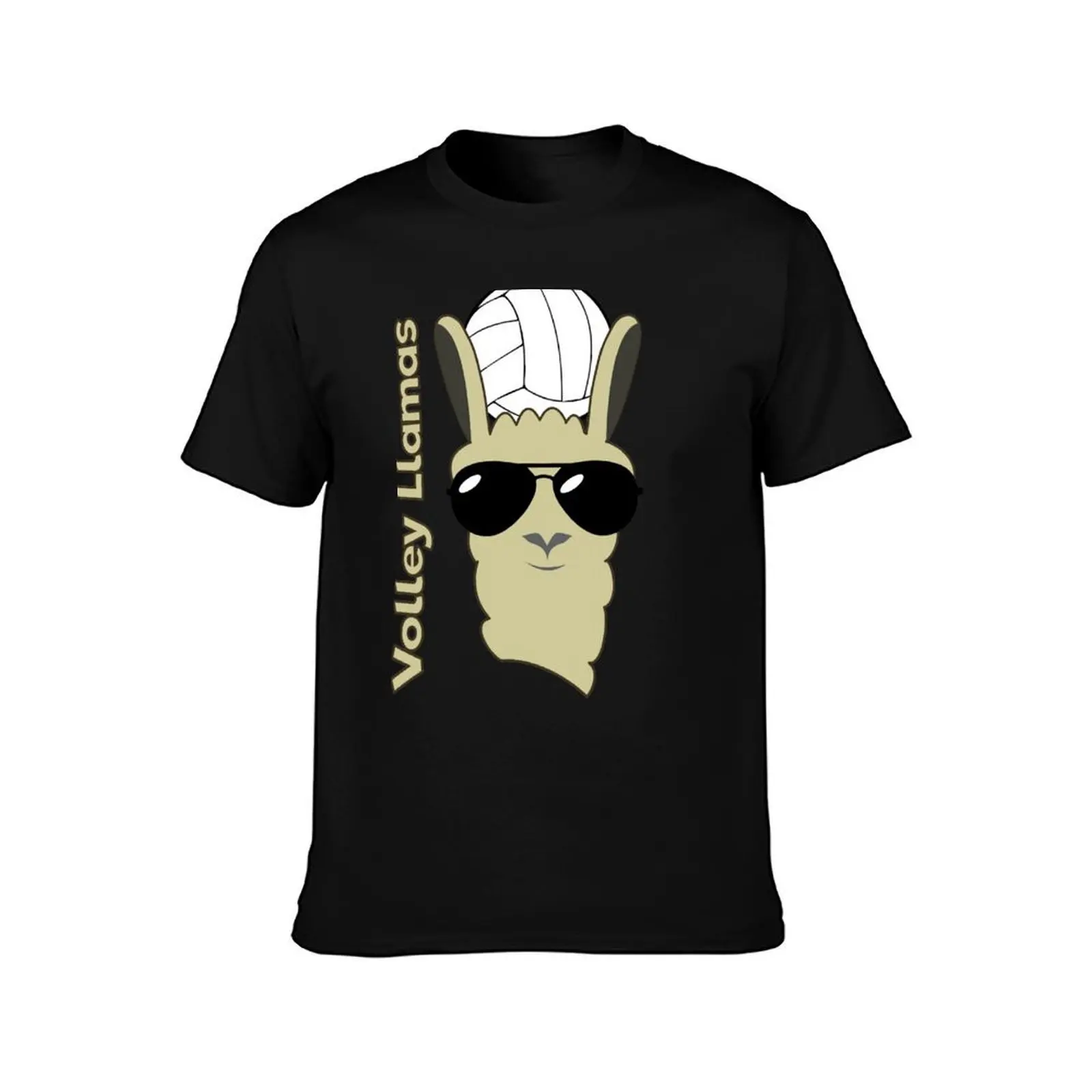 Volley Llama Text T-Shirt Soft Cotton Print T-Shirt