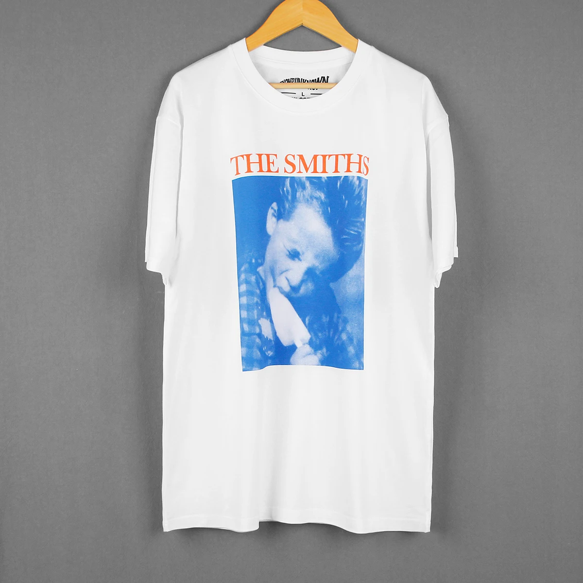 The Smiths T-Shirt The Queen Is Dead Tour Post-Punk Rock Band Music The Stone Roses Joy Division White Cotton Summer Tee Shirt