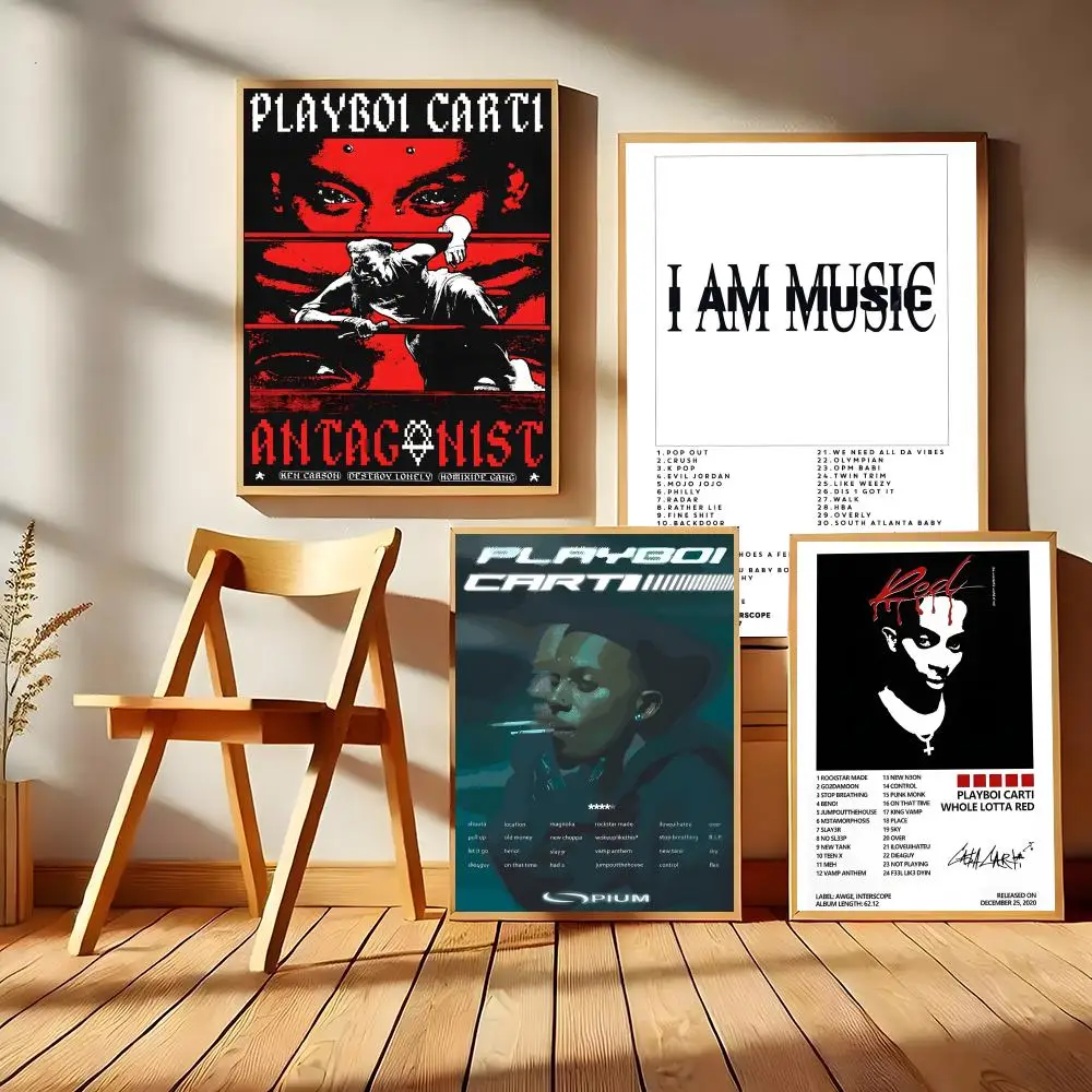 Hop Rapper P-Playboi Carti Easy Home Makeover Aesthetic Wall Display Elegant Room Detail Dining Area Setup Simple Refresh Poster