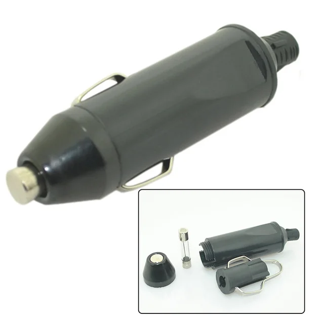 Auto 12V/24V 20A ładowarka zapalniczka wtyczka zasilania 8.2cm części gniazda 20A bezpiecznik samochodowy rura adapter DC ładowarka