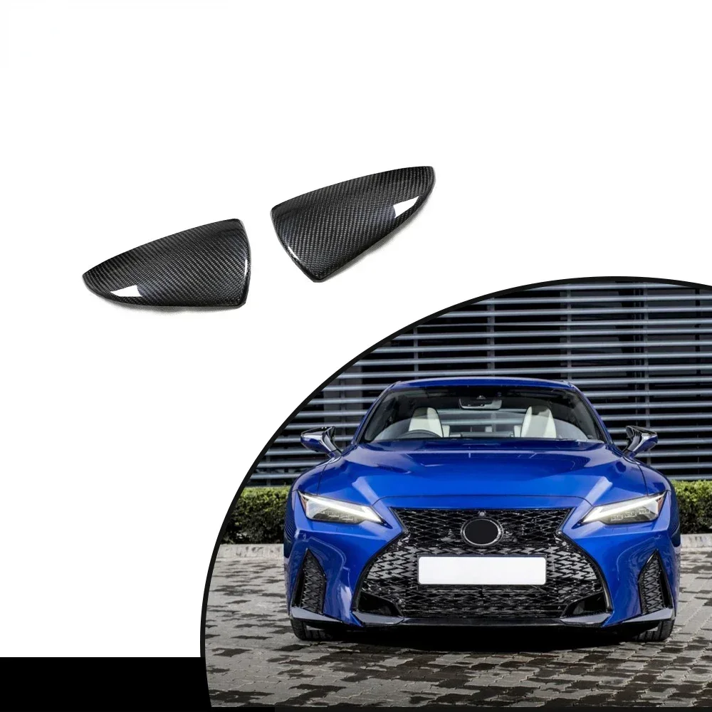 Hot sales Real Carbon Fiber Side Door Rear View Mirror Cover For Lexus IS 500 350 2019-2022