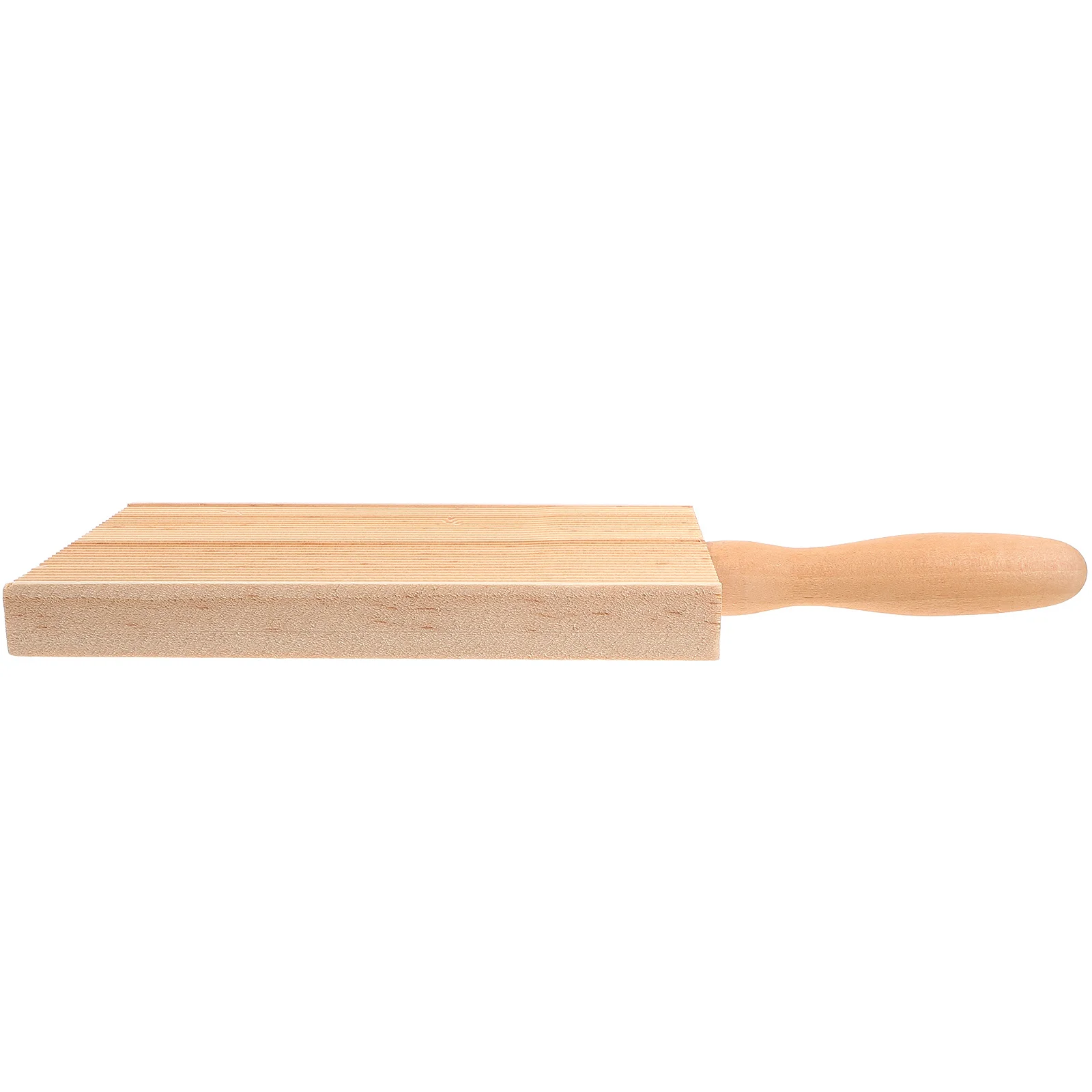 

1Pcs Board Wooden Pasta Making Tool Kitchen Gnocchi Board Easy-Grip Handle Perfect for Pasta Sauce Texture