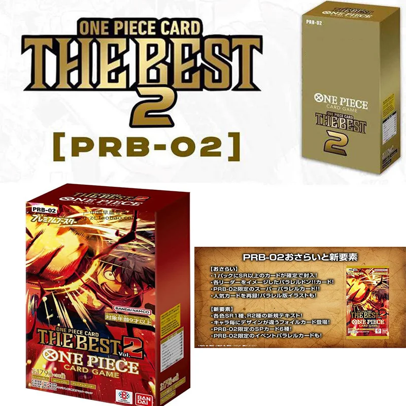 

Bandai - In Stock - Authentic Japanese Version “One Piece” PRB-02 Limited Edition Anime Card Set:The Perfect Gift for Collectors