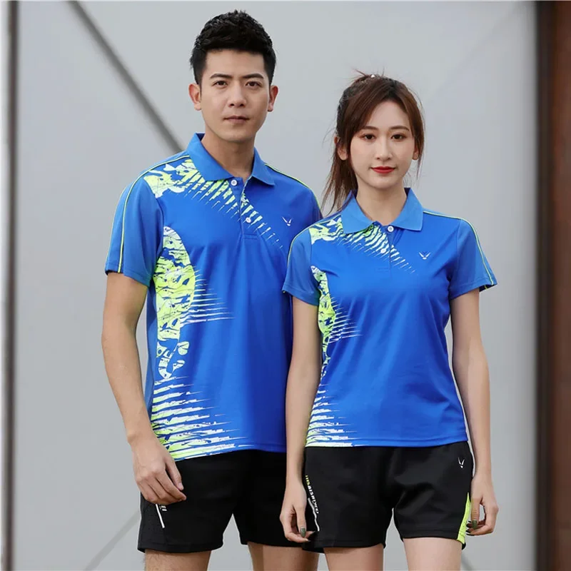 new Badminton short-sleeve shirts Men /women,sport Tennis tshirt,table tennis tshirt,Quick dry sports training tenis shirts