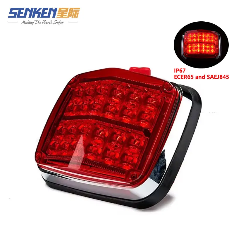 

Senken ECER65 and SAEJ845 IP67 Emergency Vehicle Surface Mount Strobe Warning LED Ambulance Light