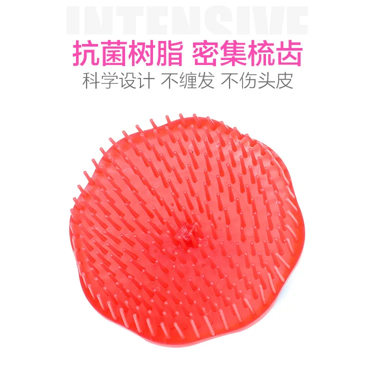 Portable Silicone Hair Scalp Massager Brush Massaging Shampoo Brush Shower Cleaner Bath Head Massage Hair Washing Comb