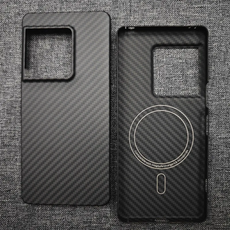Carbon Fiber Magnetic Case For Sony Xperia 1 VIII for Magsafe Shockproof Aramid Fiber Back Cover for Sony Xperia 1 VIII Cover view 3