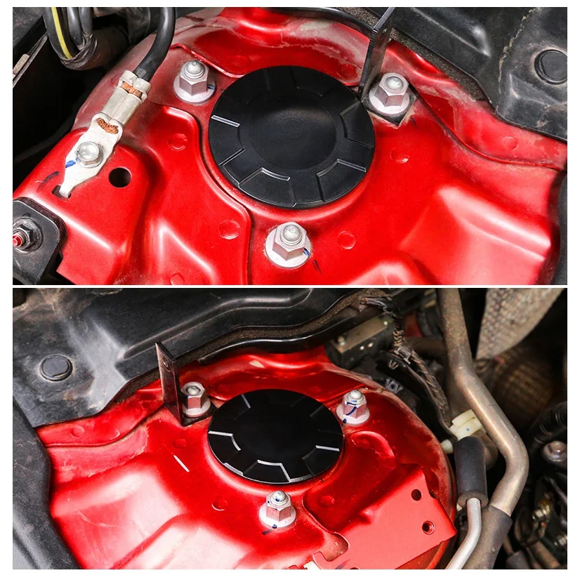 غطاء واقٍ لامتصاص صدمات السيارة ، غطاء غبار ، حماية من الغبار ، ديكور مازدا 3 أكسيلا واي واي ، 2 لولبي