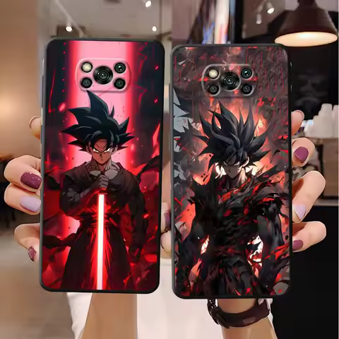 Dragon Ball Super Cool Goku Black Soft Phone Cover Case for Xiaomi Poco C75 M5s M7 F3 F7 M3 M4 Pro X4 Pro X5 C40 C50 X3 NFC X7