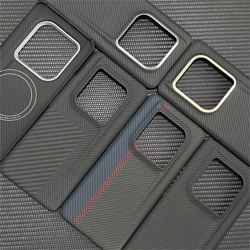 

Carbon Fiber Case For Honor Magic 6 Ultimate Edition Ultra Thin Phone Case Aramid Fiber Material Protective Case