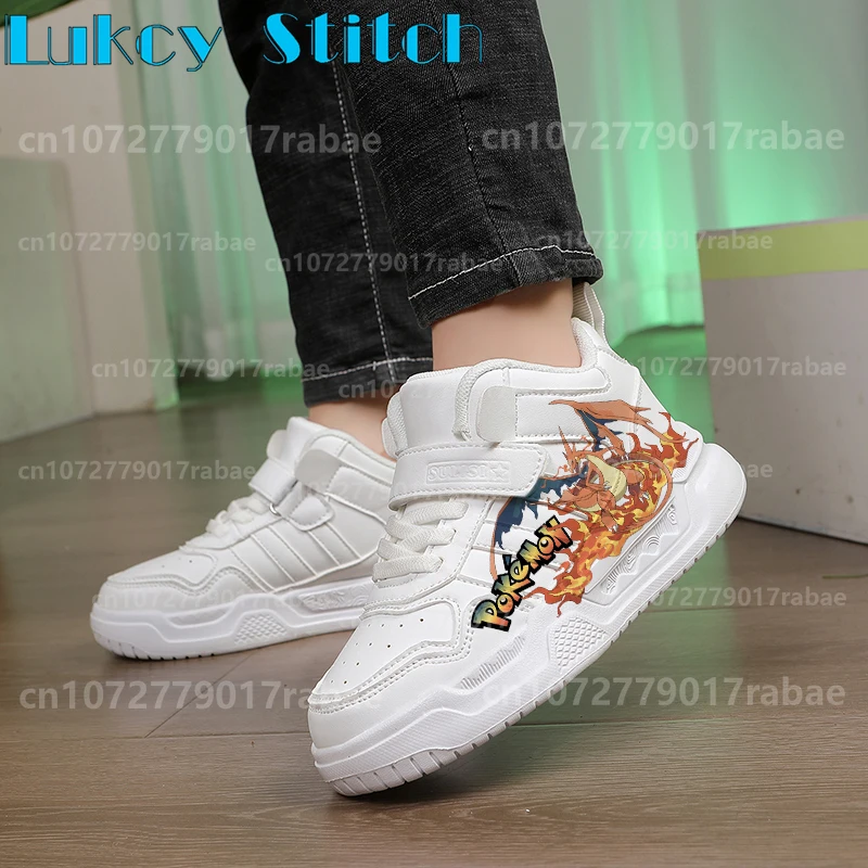 pokemon-charizard-chaussures-pour-enfants-chaussures-de-basket-ball-de-sport-enfant-garcons-filles-mode-haute-qualite-haut-blanc-chaussure-de-planche-decontractee