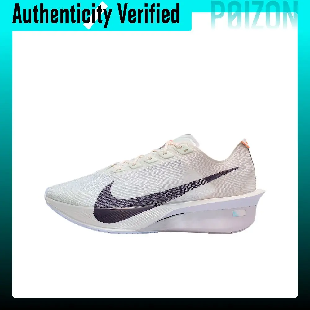 Nike VAPORFLY 4 Running Shoes Women's Low-top Light Green/Chalk White/Bright Dark Red/Dynasty Purple HF6412-300