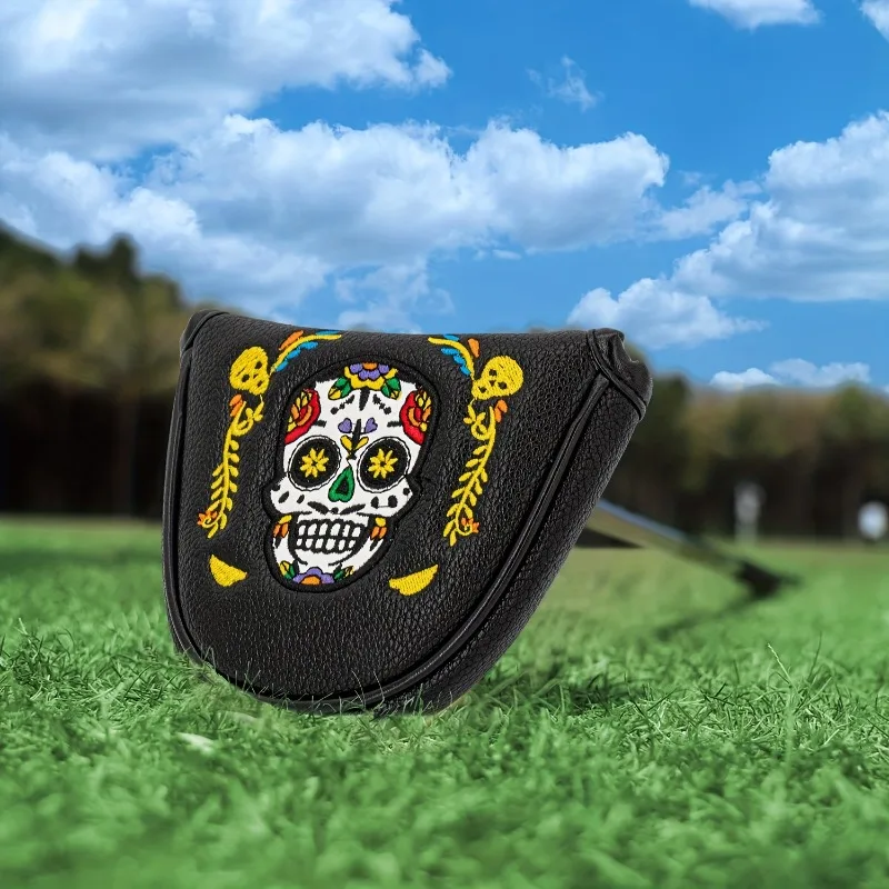 1 Buah Penutup Kepala Tongkat Golf Desain Kerangka Komedi, Penutup Pelindung Tongkat Golf yang Tahan Lama dan Nyaman, Penutup Kepala Golf ﻿