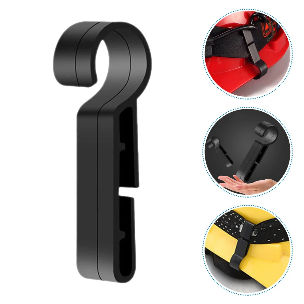 50 Pcs Bag Hanging Headlamp Work Hard Hat Torch Rechargeable Plastic Safety Headlight Clip