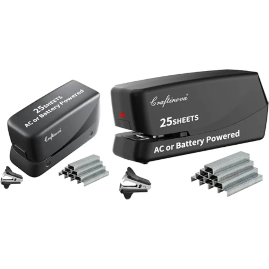 

Electric StaplerAutomatic Inclued 2000 Staples and 1 Staple Remover