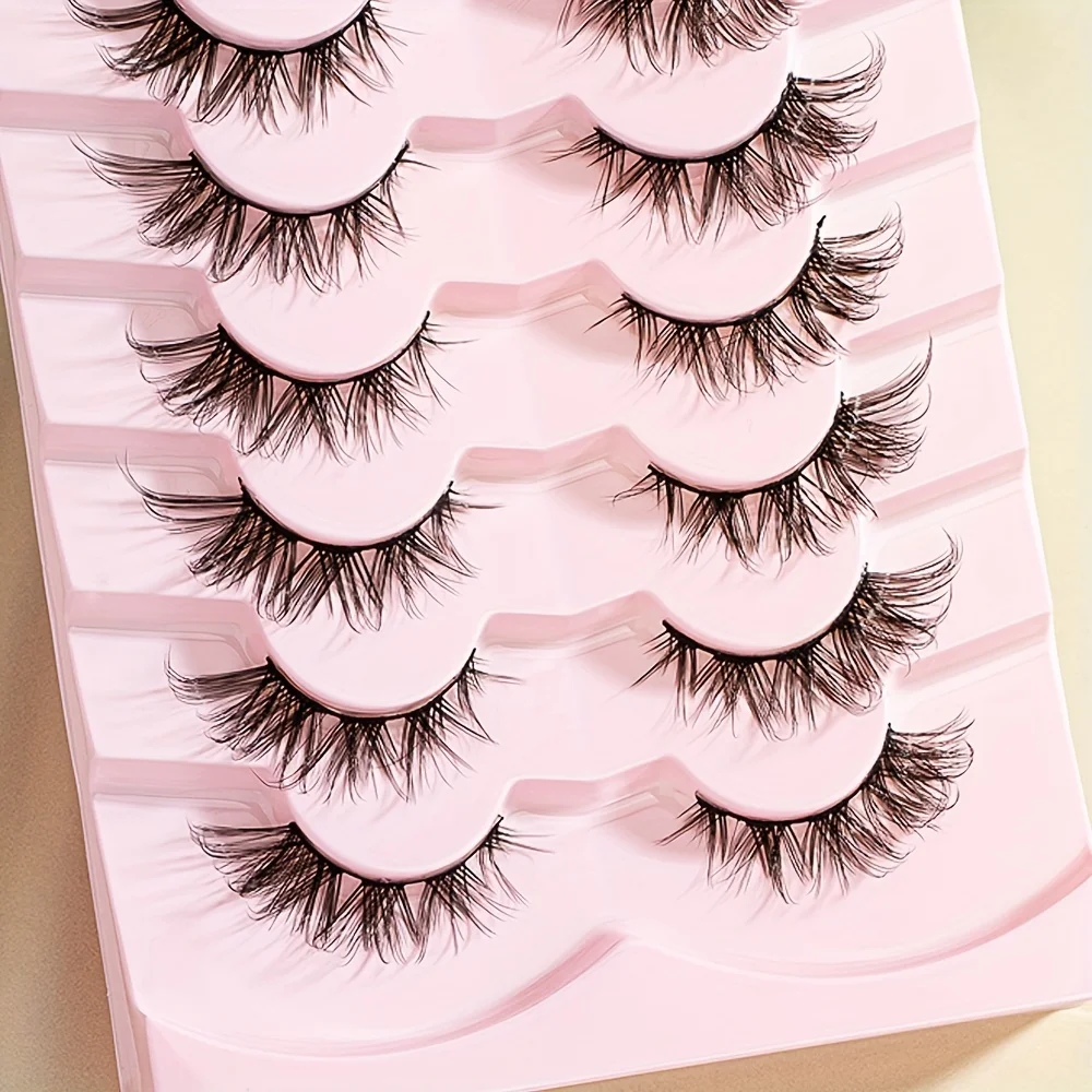 SEXYSHEEP 7 paia ciglia finte stile trucco estensione ciglia naturali trucco cosplay ciglia manga ciglia finte