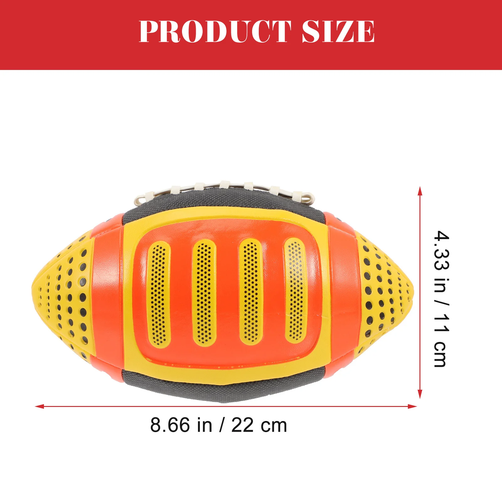 كرة الرجبي الاحترافية للتدريب على الرجبي من البولي يوريثان في الهواء الطلق لمرور الدقة وقوة الذراع في الهواء الطلق