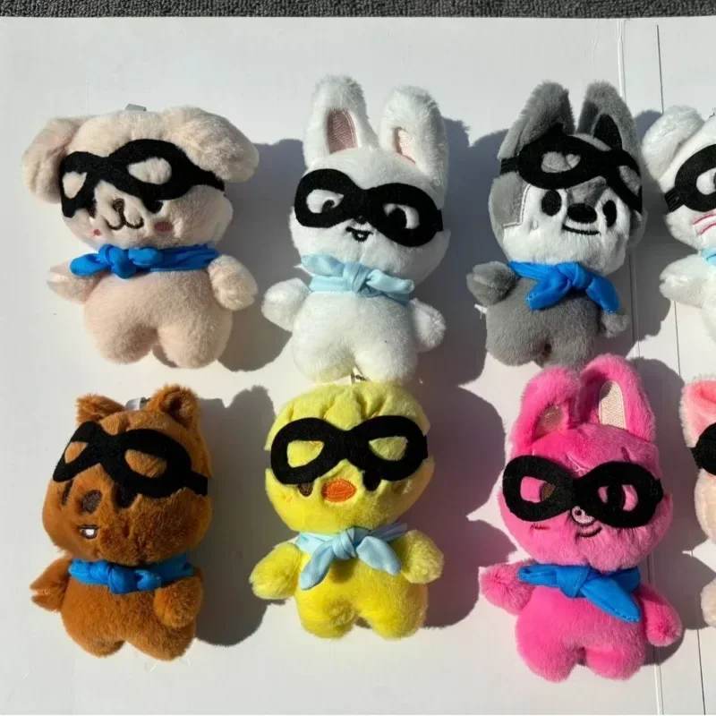 Kpop Szoo ของเล่นตุ๊กตา 10 ซม.PILOT5 FM Plushie พวงกุญแจอุปกรณ์เสริม Kawaii บาง Chan LeeKnow ChangBin HyunJin Felix คริสต์มาสของขวัญ