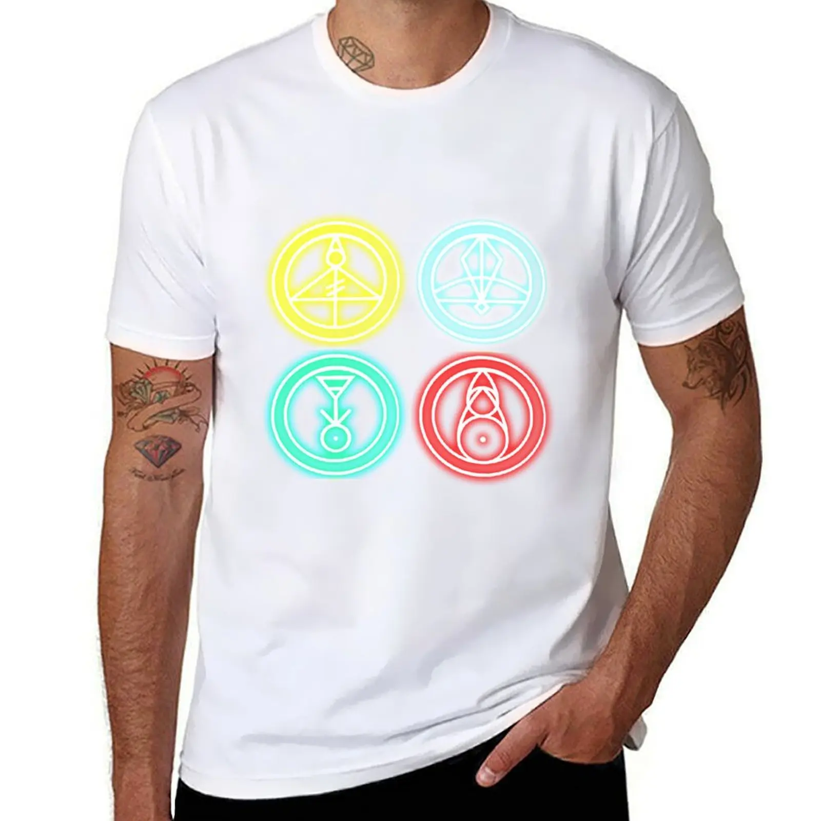 

Group Glyphs - Glowing T-Shirt essential t shirt funny t shirts man T-Shirt
