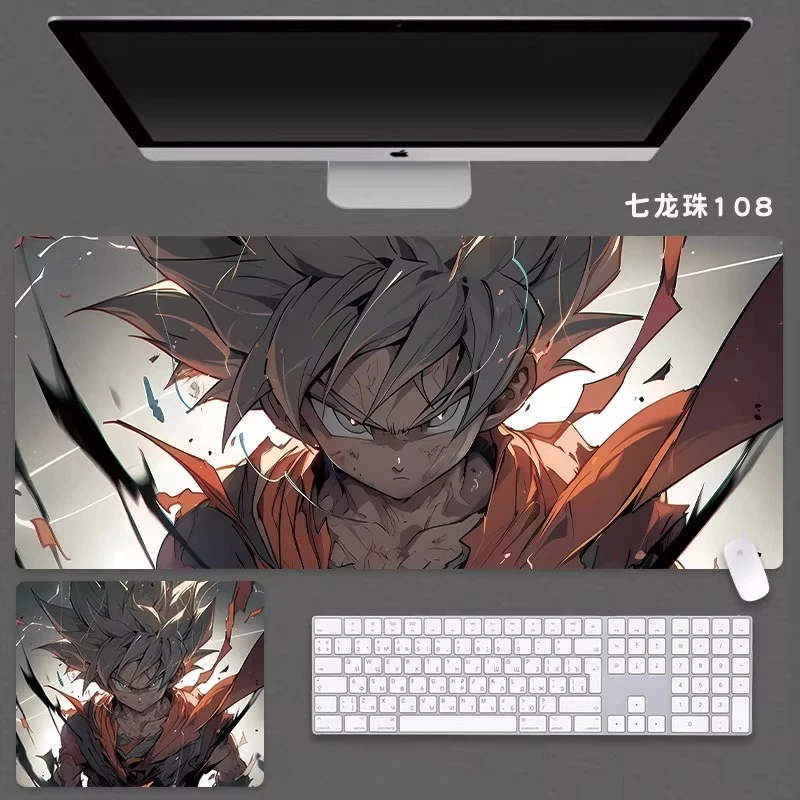 High Definition Dragon Ball Leather Mouse Pad Office Desk Mat Tablecloth Sustainzed Boys Anime 2D Esport Game Computer Keyboard