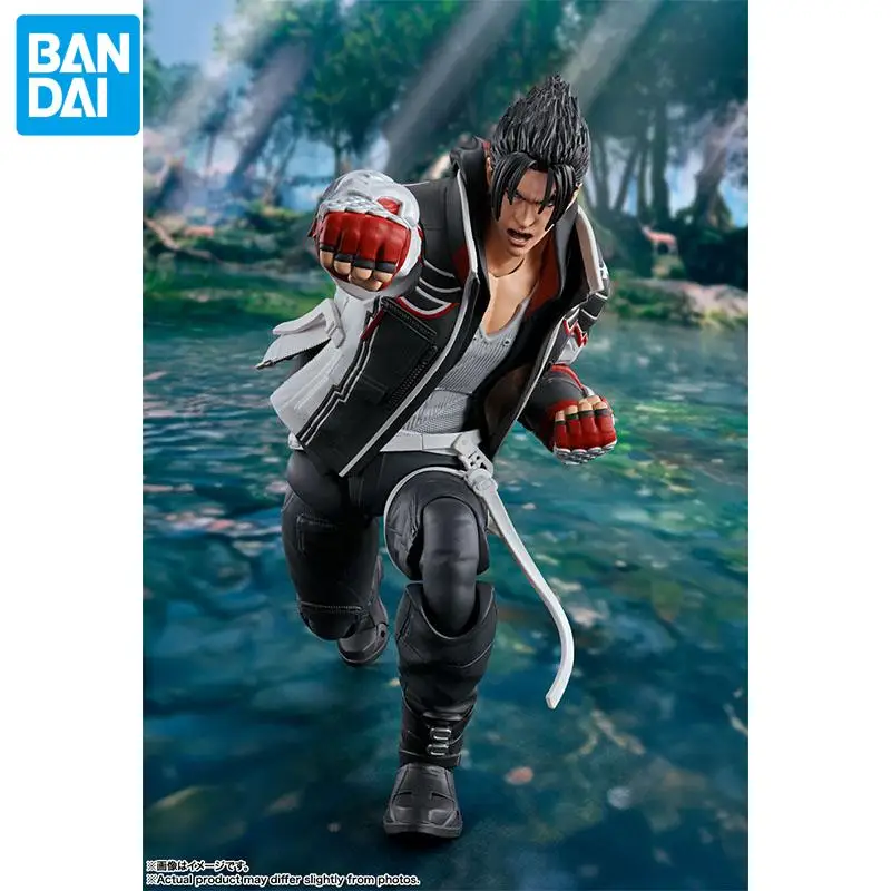 In Stock Original Bandai Genuine Shf Tekken 8 Jin Action Figure Tekken 8 Anime Boxed Model Dolls Toy Ornament Festival Gift