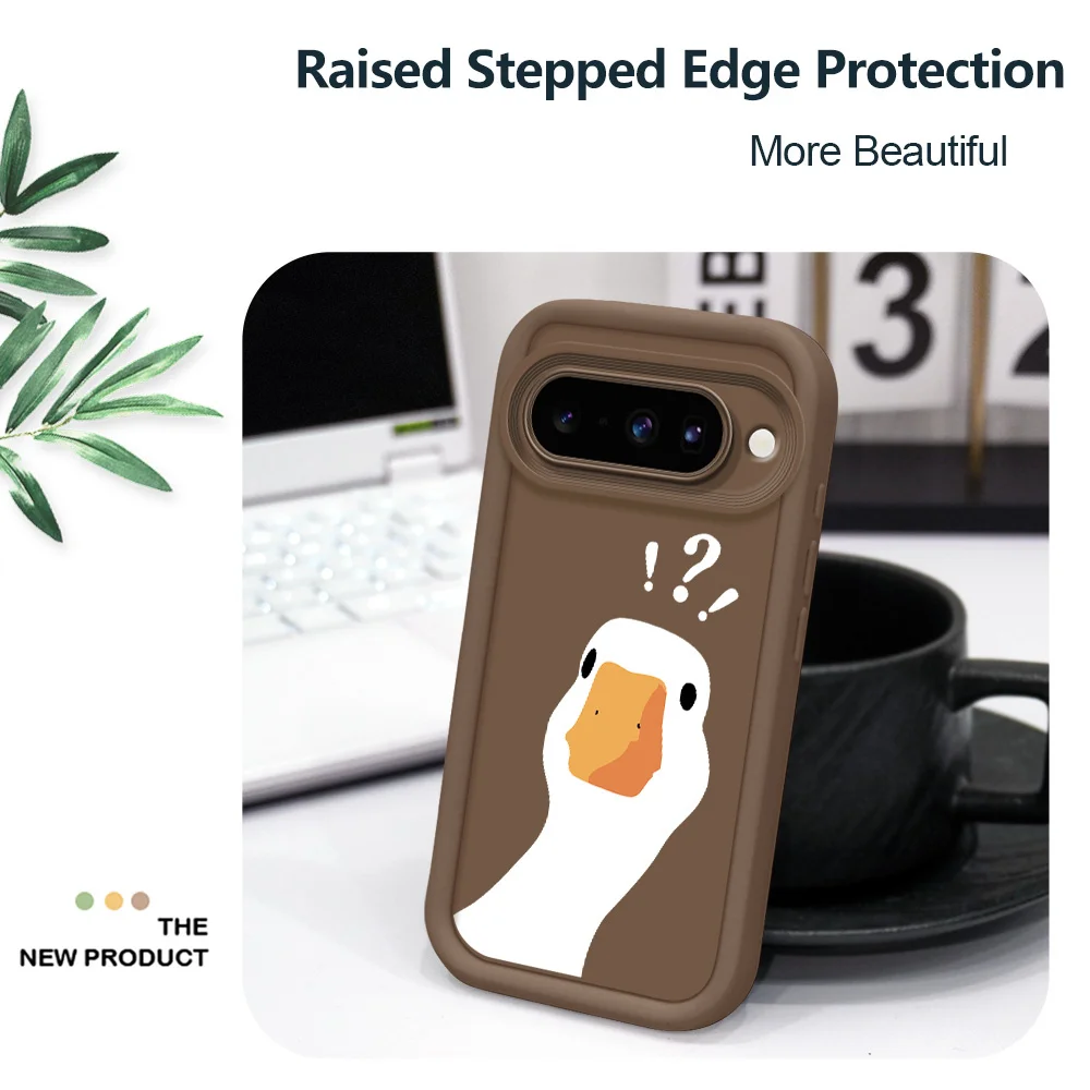 Crooked Duck Handyhülle für Google Pixel 10 9 9A 8 8A 7 7A Pro XL 4G 5G Staircase Soft Cover – Detail 5