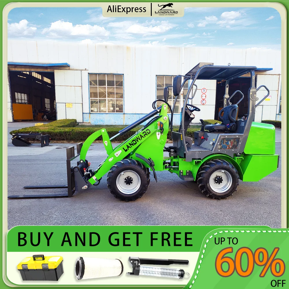 

Factory Production High Power Agricultural 4WD Loader New Energy Electric Loader Fast Delivery 800KG Transporter Customized Sale