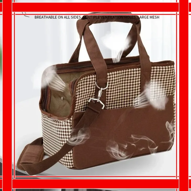 00000000 جديد القطن قماش القط حقيبة خارج المحمولة واحدة الكتف صغيرة الجسم الكلب حقيبة المحمولة قماش القط الحيوانات الأليفة 000