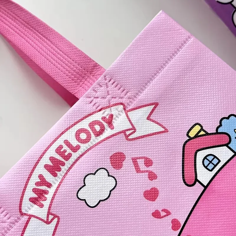 Tas Kain Non Woven Bermotif Kawaii Kuromi My Melody, Tas Jinjing Kapasitas Besar Motif Kartun Lucu Cinnamonroll, Tas Penyimpanan Barang