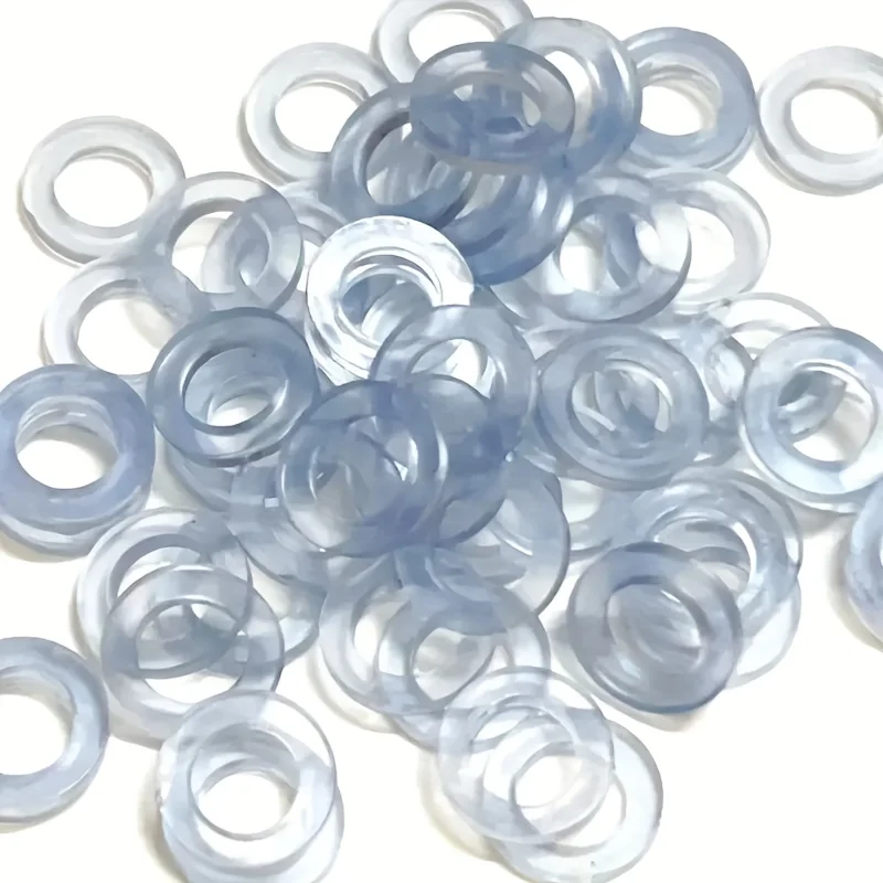 100pcs Transparent Silicone Pipe Sealing Washers 1/2