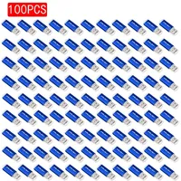 100 PCS LOT USB Flash Drive 128GB Free Custom logo Pen Drive 64GB Promotion Metal Memory Stick 32GB Colorful USB Stick 16GB 8GB