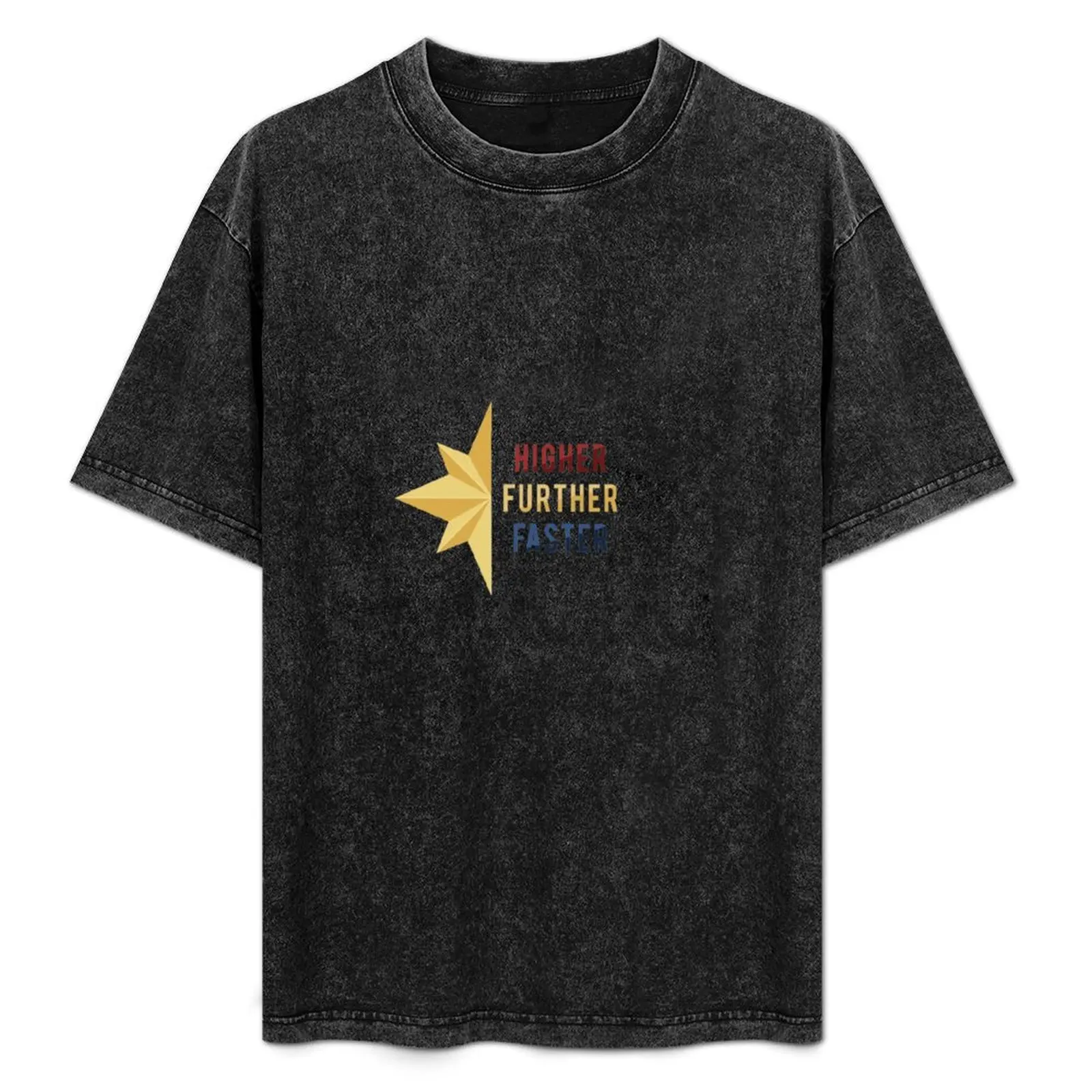 Camiseta 'Higher, Further, Faster vol2', camiseta ligera informal de verano